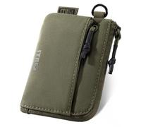 1TG Tactical Monedero, monedero minimalista Cordura 500D, monedero, monedero, monedero, monedero, monedero, bolsa táctica con cremallera YKK, gama verde, verde, (Range Green), Minimalista