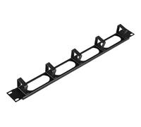 1U cable organizer ring 19", height 40 mm, depth 40 mm, black