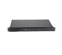 1U Firewall Appliance, Mikrotik, VPN, Network Rackmount, Intel Core I5 6500, HUNSN RS45, AES-NI, 8 x Intel RJ45 LAN, Console, VGA, Barebone, NO RAM, NO Storage, NO System