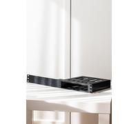 1U - Montaje en rack para 2X o 1 Dell Optiplex Micro 3000/5000/7000 Series - Soporte impreso en 3D de 19" (blanco, para 1 panel y panel derecho Dell Optiplex)