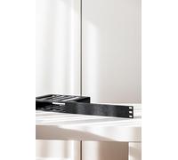 1U - Montaje en rack para 2X o 1 Dell Optiplex Micro 3000/5000/7000 Series - Soporte impreso en 3D de 19" (rojo, para 1 panel izquierdo y lateral Dell Optiplex)