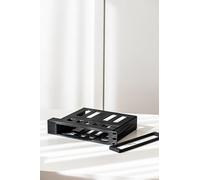 1U - Montaje en rack para 2X o 1 Dell Optiplex Micro 3000/5000/7000 Series - Soporte impreso en 3D de 19" (rojo, para 1 x Dell Optiplex lado derecho)