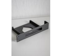 1U - Soporte de montaje en rack para UniFi Cloud Gateway Fiber (fibra UCG) Cloud Gateway Ultra & Max (UCG-Ultra/UCG-Max), compatible con 10 pulgadas y 19 pulgadas (negro, para UCG-Ultra/UCG-Max