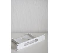 1U Soporte de montaje en rack para UniFi Cloud Gateway Fiber (fibra UCG), Cloud Gateway Ultra & Max (UCG-Ultra/UCG-Max) - Compatible con 10 pulgadas y 19 pulgadas (blanco, 10'' para UCG-Ultra/UCG-Max)