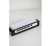 1U - Soporte de montaje en rack para UniFi Flex 2.5G 2.5G y USW-Flex-2.5G-8-PoE (196 W), compatible con 10 pulgadas y 19 pulgadas (rojo, para 1 unidad USW-Flex-2.5G-8 derech bisel)