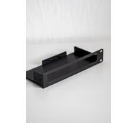 1U - Soporte de montaje en rack para UniFi Flex 2.5G USW-Flex-2.5G-8 y USW-Flex-2.5G-8-PoE (196 W) compatible con 10" y 19" (negro, para 1 USW-Flex-2.5G-8-PoE derech bisel)