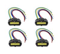 1U2Z14S411AA YC2F-12B579-BA XF2F-12B579-AA 1P1556 Arnés Conector Sensor Flujo Aire Masa MAF 6 Pines Para MAZDA Para TRIBUTE 2003 CFCKHPTHAZ(4 PIEZAS)