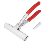 1uds 12cm de Ancho Alicates de Lona Profesionales Abrazadera de Metal para Estirar Pintura Al óleo Lienzo Ancho de Marco Herramienta de Aceite de Mango Rojo