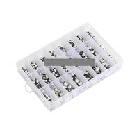 1uF-1000uF 6.3V-50V 400Pcs 24Value SMD Aluminum Electrolytic Capacitors Assortment Kit + box