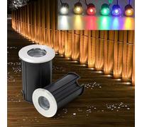 1W Luces De Fuentes Subacuáticas - Foco Piscina, Luces LED Para Piscina Impermeables IP68, Minifoco Subacuático De 12 V/24 V, Lámpara De Fuente Sumergible De Acero Inoxidable(Cold White,52x82mm(24V))