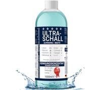 1x 1000 ml Limpiador ultrasónico concentrado | Líquido | para gafas, relojes, joyas, prótesis dentales y mucho más en el baño de ultrasonidos