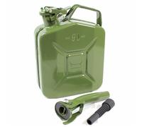1x Bidón de Combustible Diesel Metal 5 Litro Verde Oliva Decantador