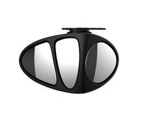 1x Blind Spot Mirrors, 360 Degree Adjustable HD Glass Convex | Side View Spot Mirrors | Three-Sided Car Wheel Wide Angle Mirror | 360 Degree Rotatable Looking Glass For Vehicle Wheel Observation