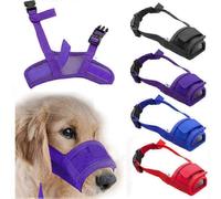 1x Bozal ajustable para perros, antimordeduras, masticación y ladridos, malla de control bucal, antimordeduras HFMQV-Yvan