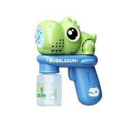 1x Bubble Machine - Electric Bubble Wand | Leak-Proof Glow Foam Maker Stick | Dinosaur Shape Handheld Bubbles Blower Wand | For Outdoor Night Party Backyard Birthday Lawn Pool Ages 3-8 Kids Girls