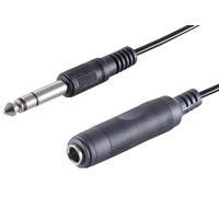 1x Cable de extensión de audio de conector jack a conector hembra de 6,3 mm Diseño robusto Conectores moldeados Perfecto para instrumentos musicales de estudio HiFi
