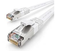 1x Cable Ethernet CAT7 plano 2m U/FTP 10 Gbit/s RJ45 Cat6a blanco