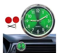 1x Car Dashboard Clock, Glowing Small Analog Clocks, Quartz Luminous Watch Decor Replacements, Vintage Clock With Clip And Sticker, For Car, Dashboard, Motorcycle, Vehicle Interior Vent Decoration