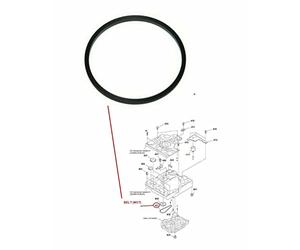 1x CD Eject Loading Open Close Tray Mot Square Belt Cinturón Cuadrado Compatible With Sony DVD Receiver