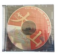 1X CD-RW 700 MB 80 MIN CON SLIM BOX disco óptico CD