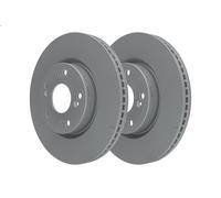 1X Disco de freno ATE 24.0125-0216.1 para HONDA CIVIC IX (FK) 1.8 2012-2016