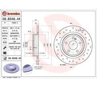 Disco de freno BREMBO XTRA LINE BREMBO 08.B348.4X, 1 Pieza