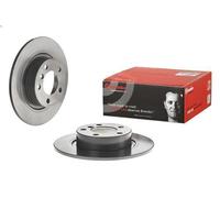 Brembo Disco de freno 08.D180.11 trasero macizo altamente carbonizado 1 pieza