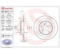 1X Disco de freno BREMBO 08.D217.11 para HONDA CIVIC IX (FK) 2 2015-2016