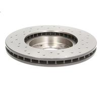 Disco de freno BREMBO 0986011X delantero, perforado, ventilado , perforado, 1 Pieza