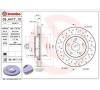 1X Disco de freno BREMBO 09.A417.1X para LEXUS ES (_V6_) 2.5 2012-2018
