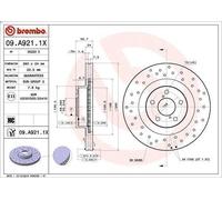 1X Disco de freno BREMBO 09.A921.1X para SUBARU XV (_GP_) 2 2012-2017