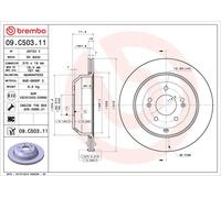 BREMBO Discos de freno para KIA: Sorento (Ref: 09.C503.11)