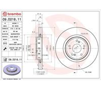 BREMBO Discos de freno para HONDA: CR-V (Ref: 09.D218.11)