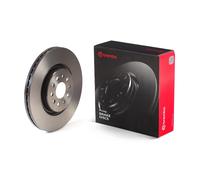 BREMBO Disco de freno Delantero Ø345mm Altura: 45mm Espesor: 28mm ventilación interna 09.F218.11 Compatible con MASERATI GHIBLI III M157 Quattroporte VI