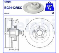 DELPHI BG9412RSC Disco de freno