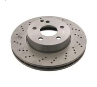 1X Disco de freno FEBI 30552 para MERCEDES-BENZ CLASE C (W204) 3 2009-2014