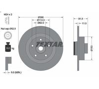 1X Disco de freno TEXTAR 92317603 para RENAULT ESPACE V (JR_) 2 2018-2023