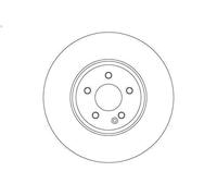 1X Disco de freno TRW DF6895S
