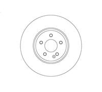 1X Disco de freno TRW DF6895S