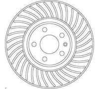 1X Disco de freno TRW DF6950S para AUDI A5 (F53, F5P) 3 2018-2020