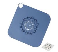 1x Drain Protectors -28x28x0.8cm Shower Drain Hair Catcher, Sink Strainer Protector, Silicone Hair Strainer Cover | Anti-Clog Tub Trap For Bathroom, Apartment, Home, Bathtub, Sink, Washbasin