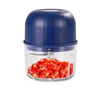 1x Electric Garlic Chopper - 40W Cordless Vegetable Chopper, Manual Food Processor | 9.3x11.4cm Rechargeable Vegetable Food Blender Processor, Small Kitchen Appliances For Ginger, Meat