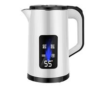 1x Electric Tea Kettle - Large Capacity Stainless Steel Water Boiler Kettles | 20x19x30cm Easy To Work With Electriic Kettles For Boiling Water, Kettle Electric For Bedroom, Kitchen