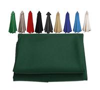 1X Fabric, Parasol Replacement Umbrella Canopy Cover, UV Protection 300cm+6 Arms, 11 Colors To Choose from