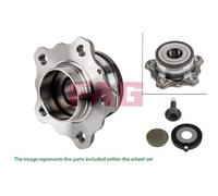 1x FAG Juego Cojinete De Rueda Radnabe Trasero Para Audi A6 Avant 4G5 C7 4GD