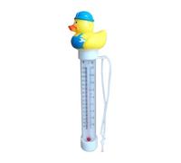 1x Floating Pool Temperature Gauge - Kids Bath Temperature Meter, Attractive Duck Thermometer With String, Water Thermometer Gauge For Outdoor & Indoor Swimming Pools, Spas, Hot Tubs & Aquariums