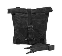 1x Motorcycle Saddle Bags - Vintage Oil Waxed Canvas Motorcycle Saddlebags | Panniers Side Throw Over Saddle Bags, Waterproof Motorcycles Tool Bag | Motorcycles Saddlebags For Maintenance Equipment