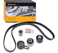 1x Original CONTITECH Kit correa distribución + Polea tensora y Polea inversión/guían
