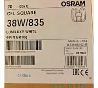1X OSRAM Lámpara Fluorescente Cfl Square 38W/835 Blanco Cálido Deluxe 4P GR10q