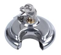 1X PADLOCKS HEAVy DUTy 70MM REDONDo de DISCo CIRCULAR con 1 LLAVES